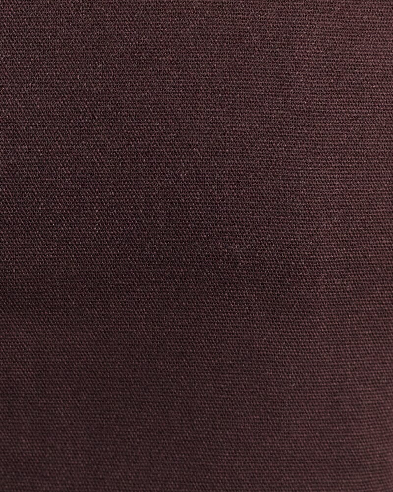 Canvas Sleeveless Shirt in DARK CHOCOLATE