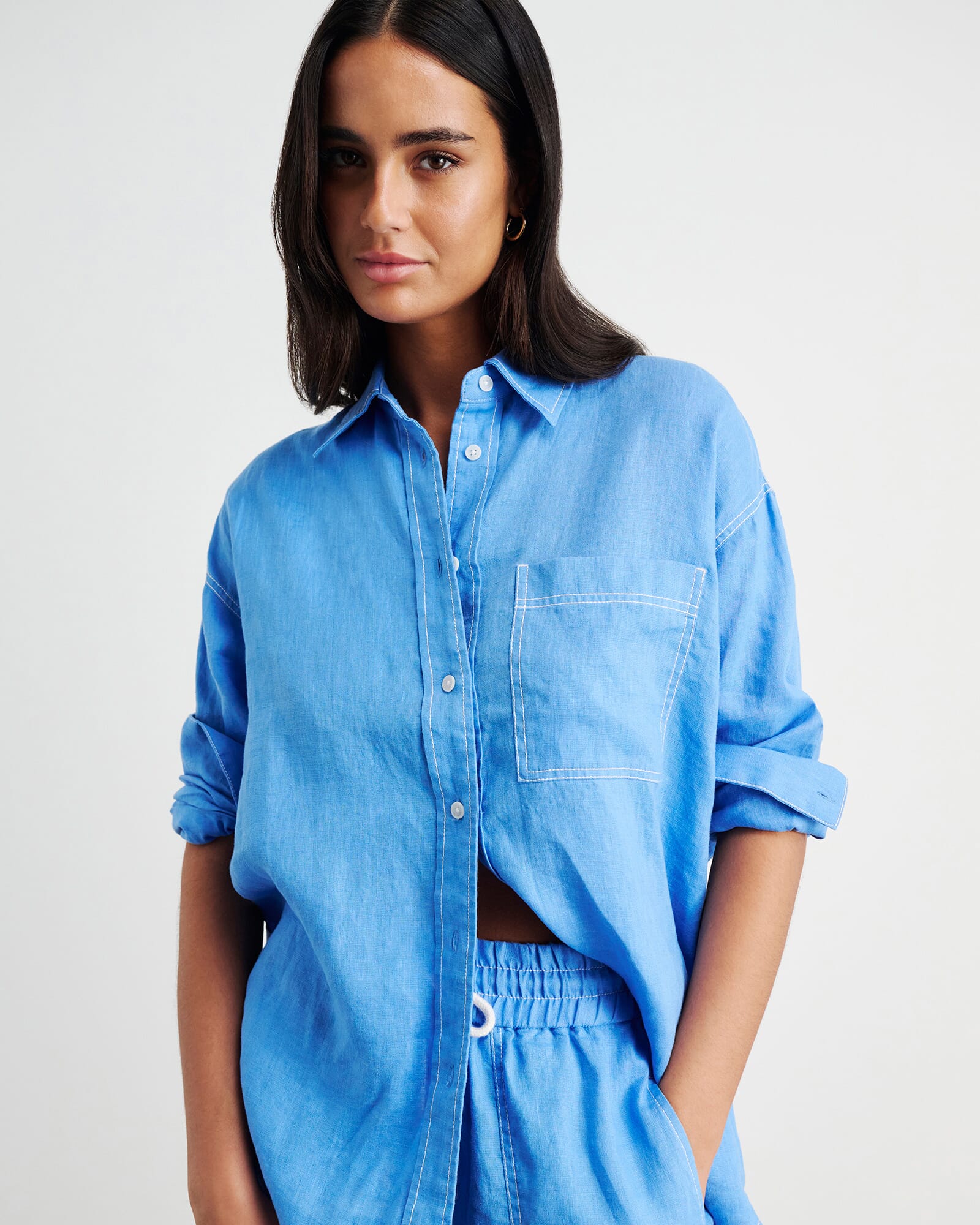 Gigi Linen Relaxed Shirt