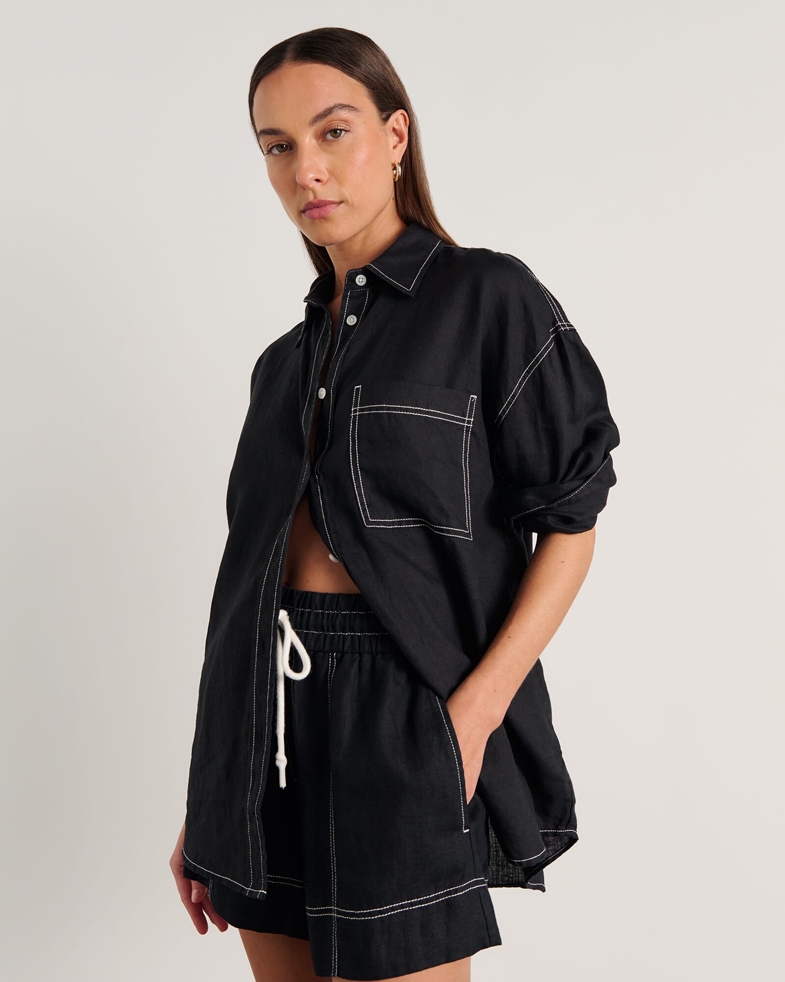 Gigi Linen Relaxed Shirt