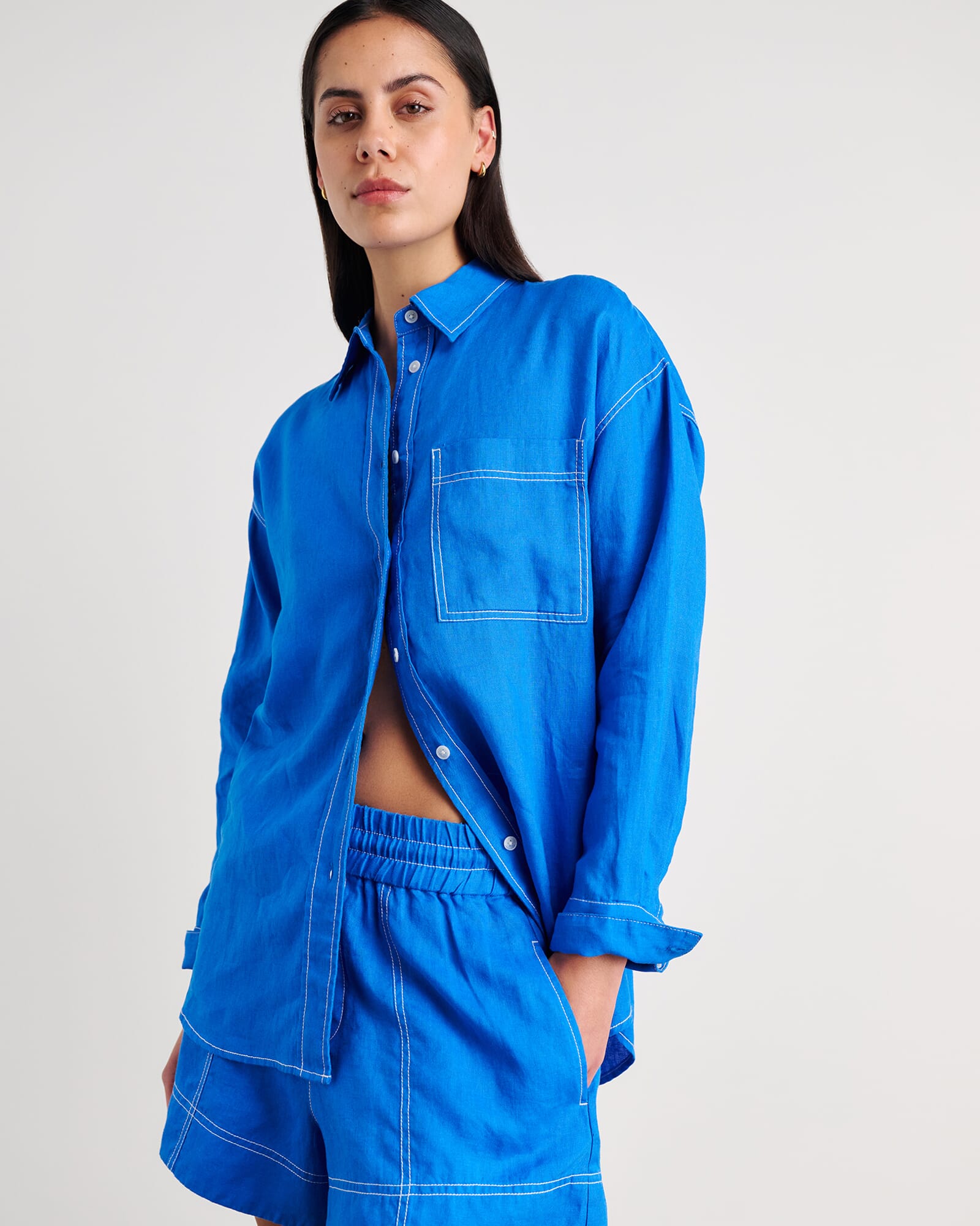 Gigi Linen Relaxed Shirt