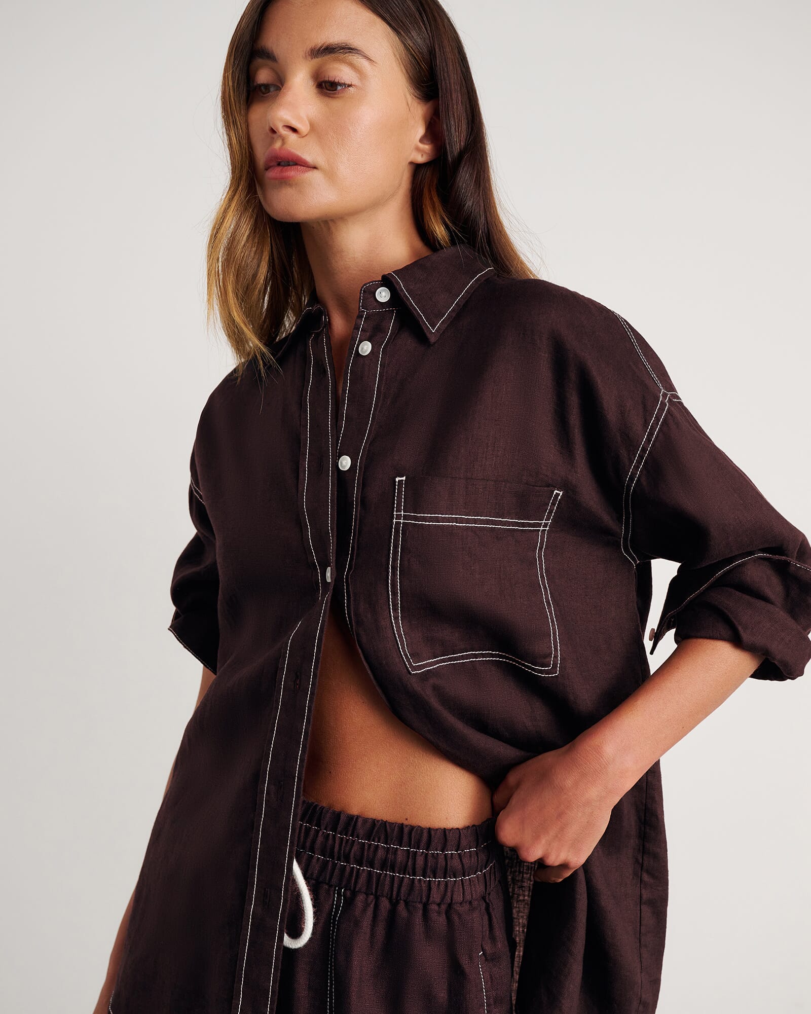 Gigi Linen Relaxed Shirt