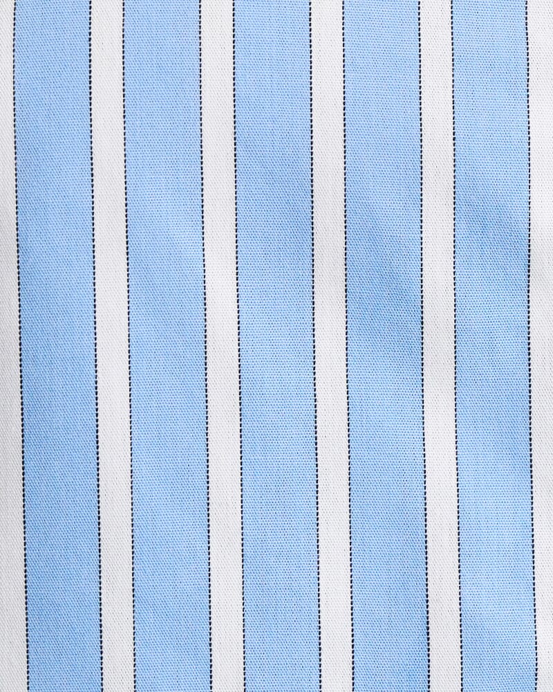 Gigi Poplin Relaxed Shirt in BLUE/WHITE