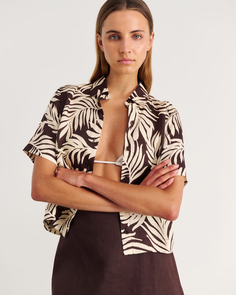 Roam Short Sleeve Shirt in NATURAL