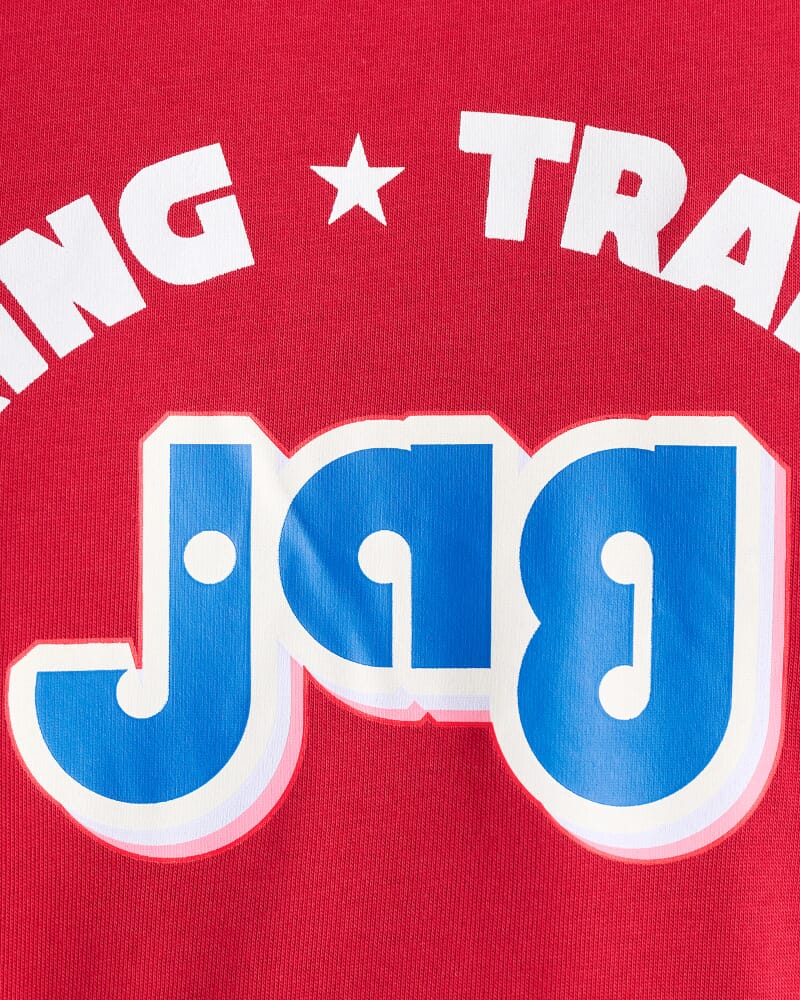 Aston Short Sleeve Tee in RED MULTI