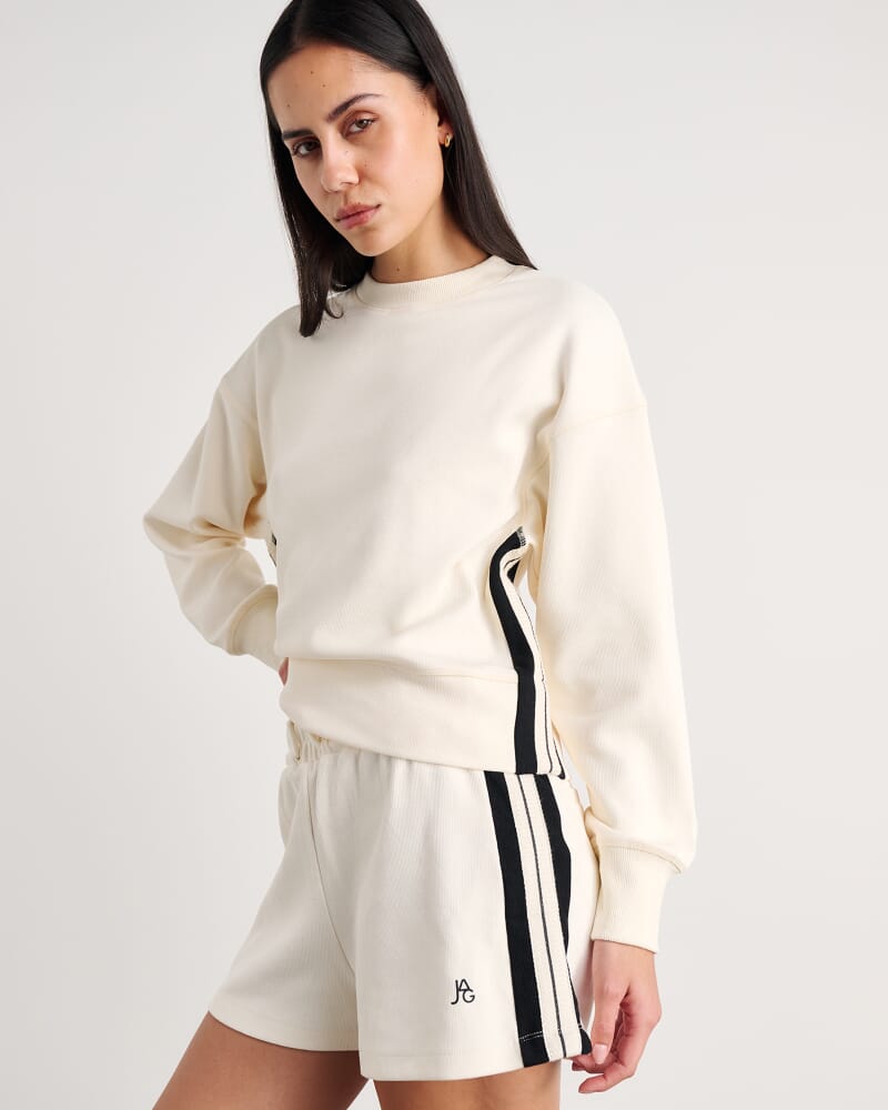 Leonie Long Sleeve Top in CREAM