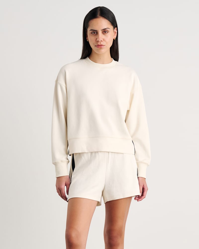 Leonie Long Sleeve Top in CREAM