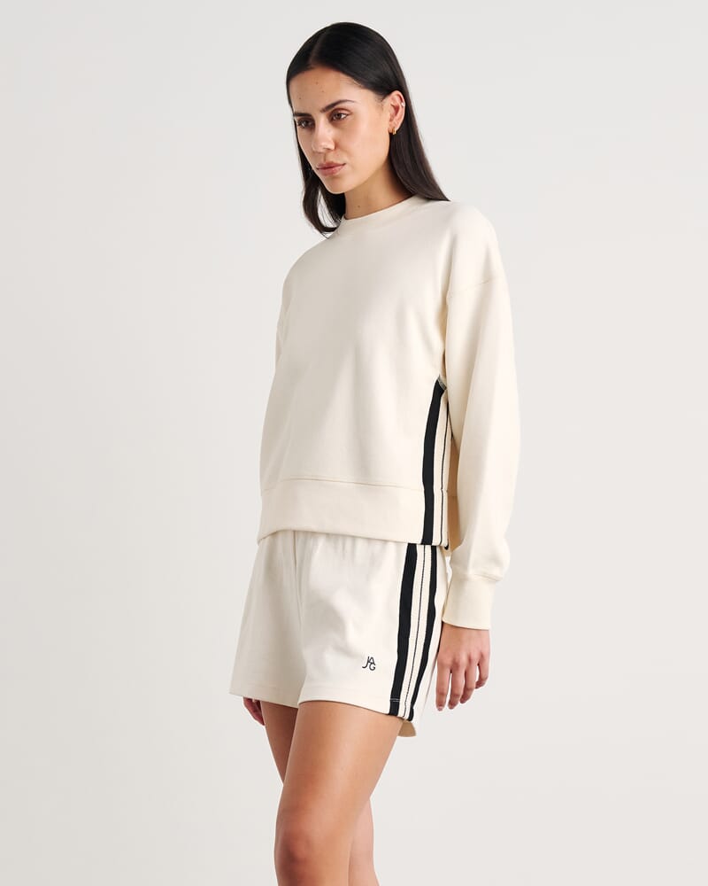Leonie Long Sleeve Top in CREAM