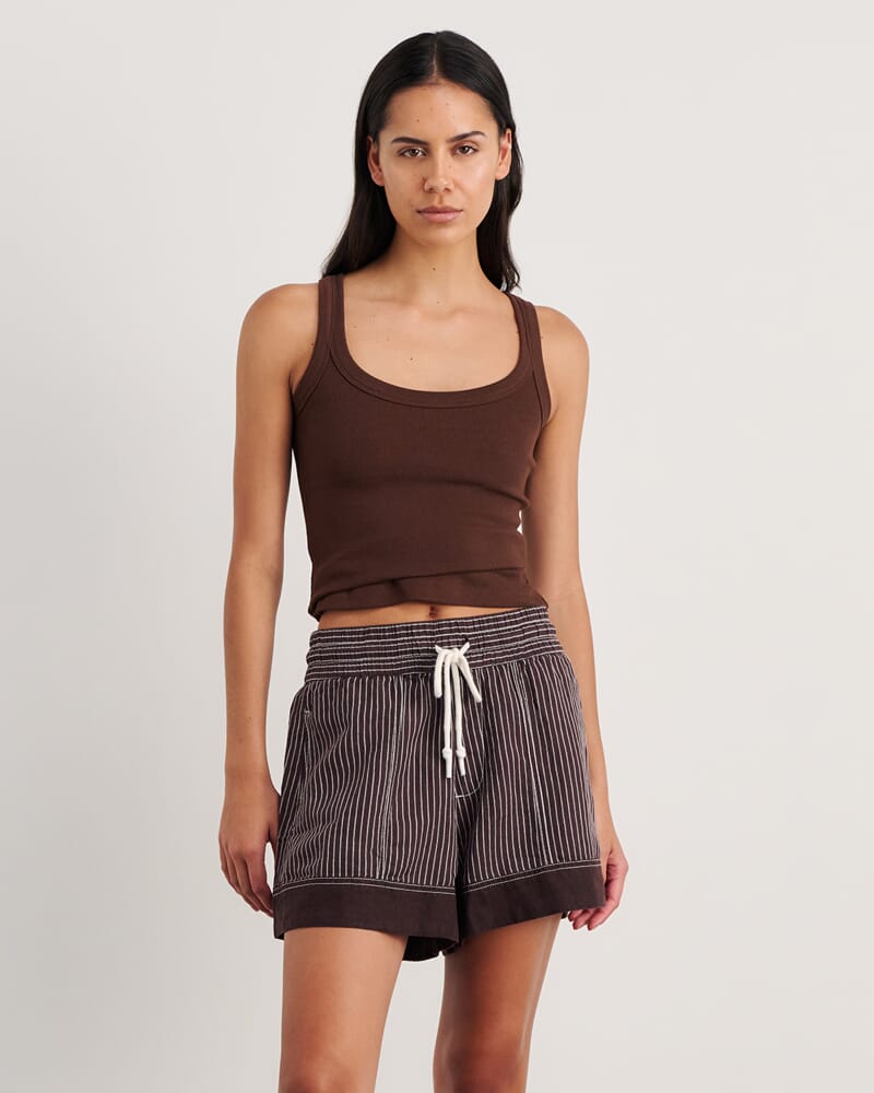 Kate Tank in DARK CHOCOLATE