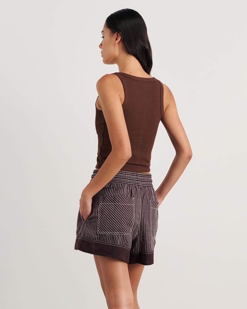 Kate Tank in DARK CHOCOLATE