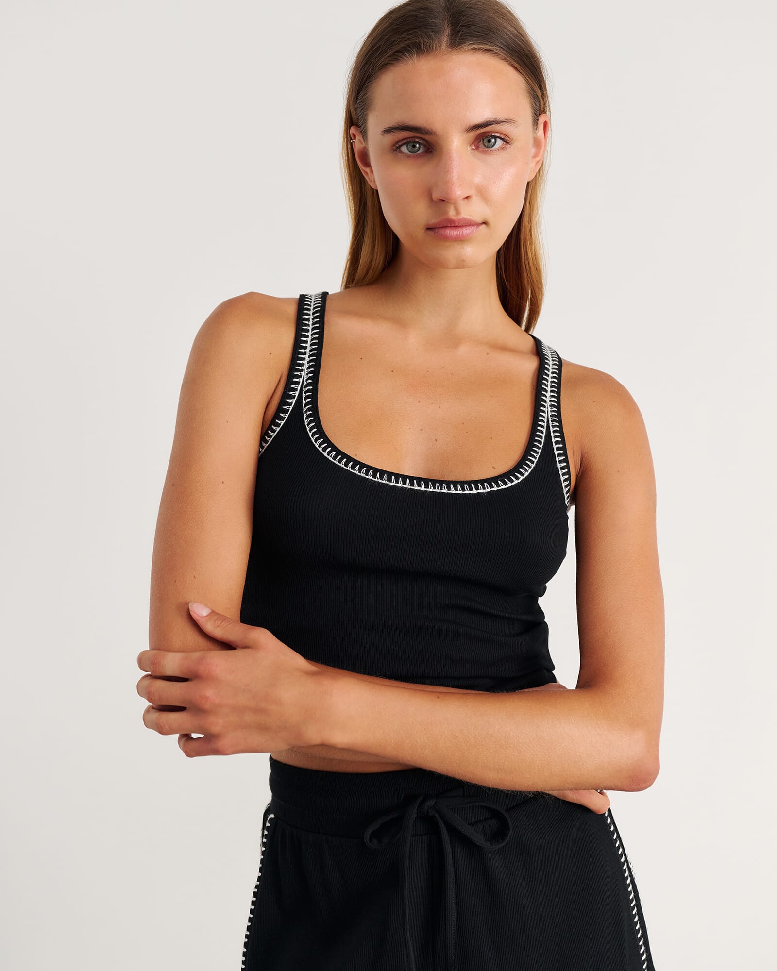 Celina Blanket Stitch Tank