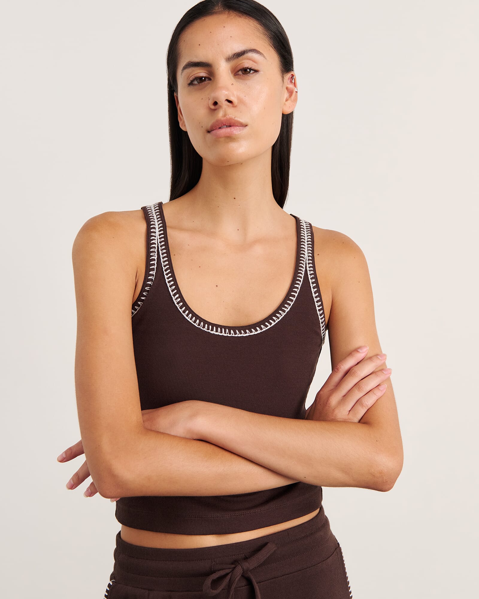 Celina Blanket Stitch Tank