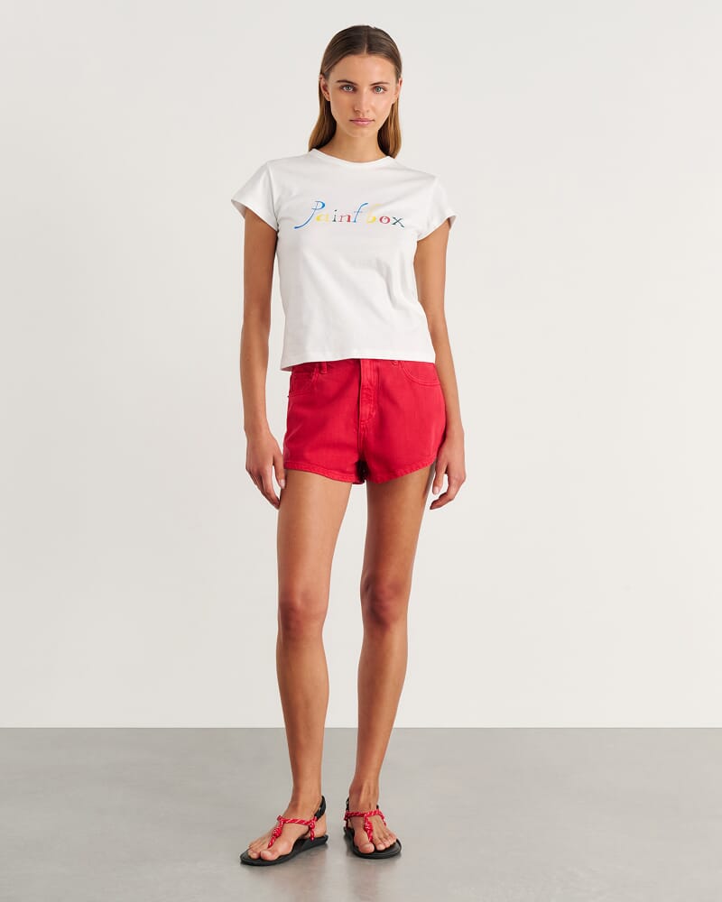 Nfw Boxy T Shirt in WHITE