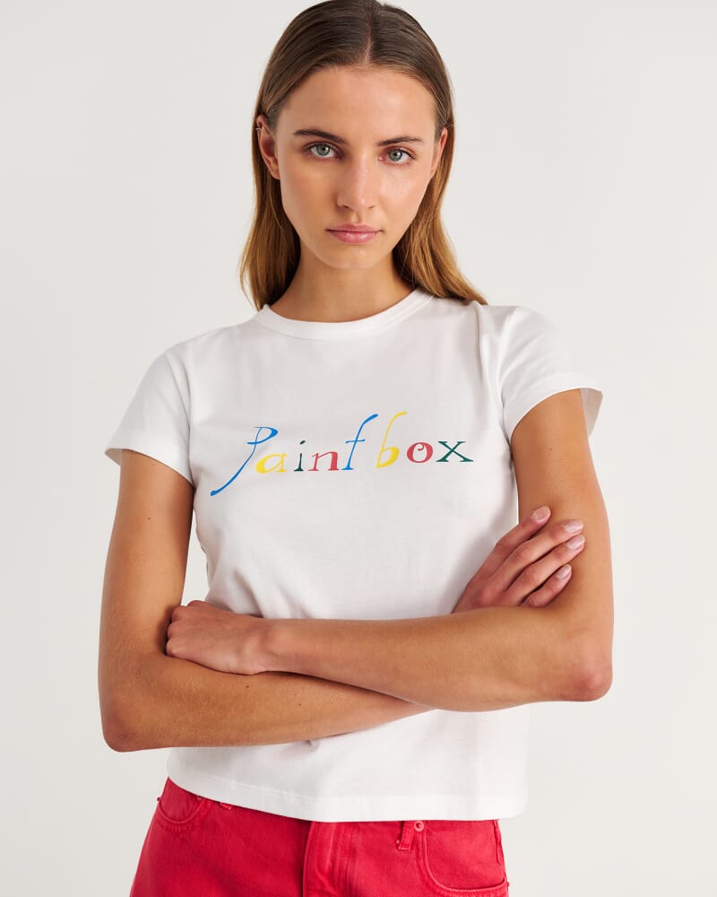 Nfw Boxy T Shirt in WHITE