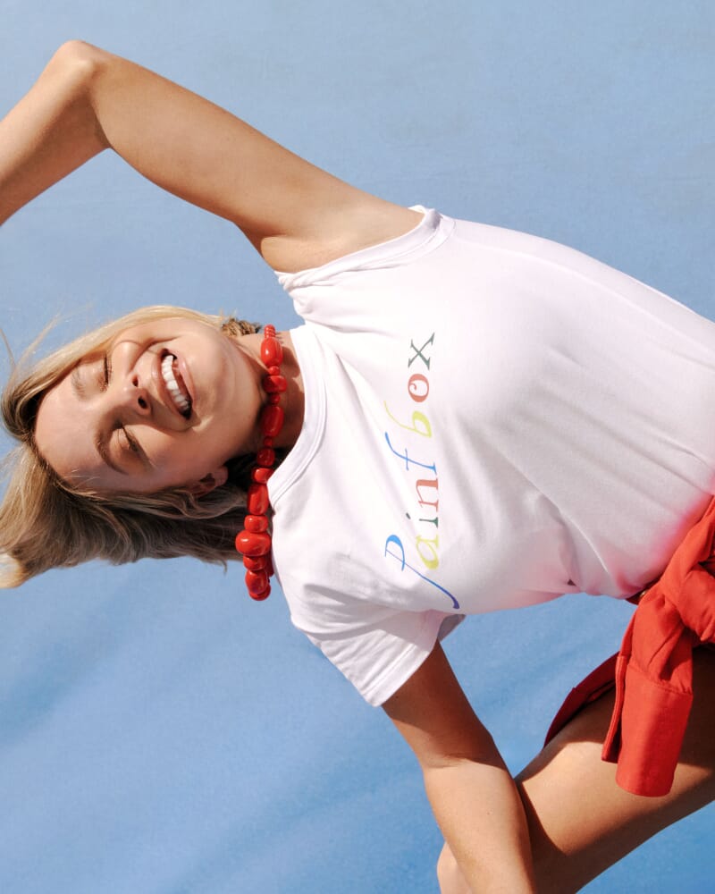 Nfw Boxy T Shirt in WHITE