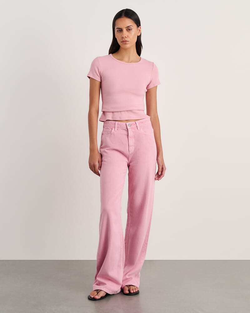 Kate Baby Tee in PINK