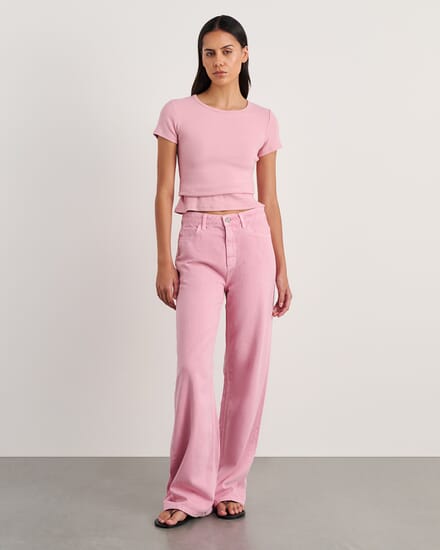 Kate Baby Tee in PINK