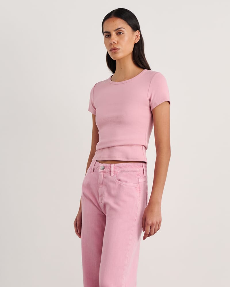 Kate Baby Tee in PINK
