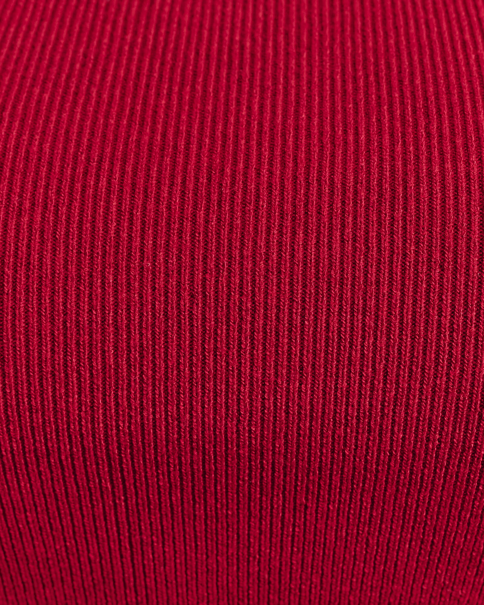 Lydia Stripe Knit Tank in DEEP RED