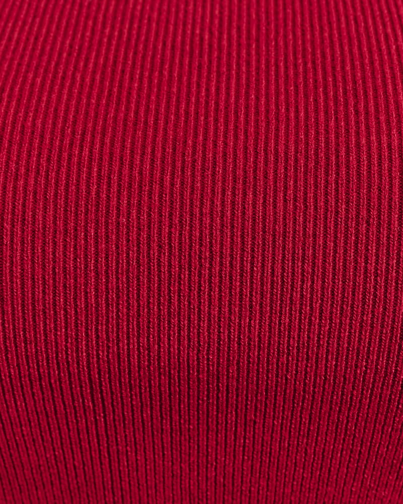 Lydia Stripe Knit Tank in DEEP RED