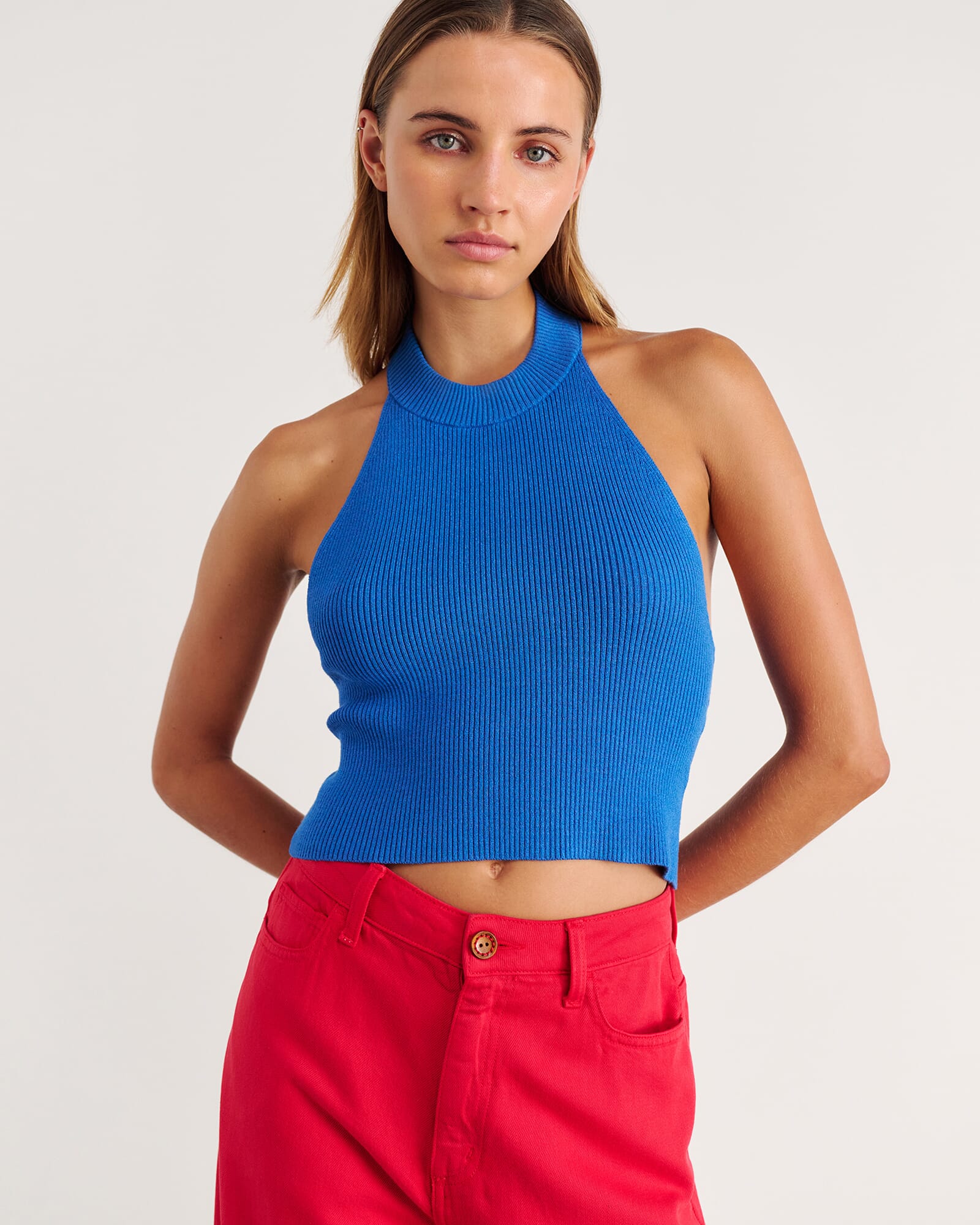 Nfw Knit Halter Top