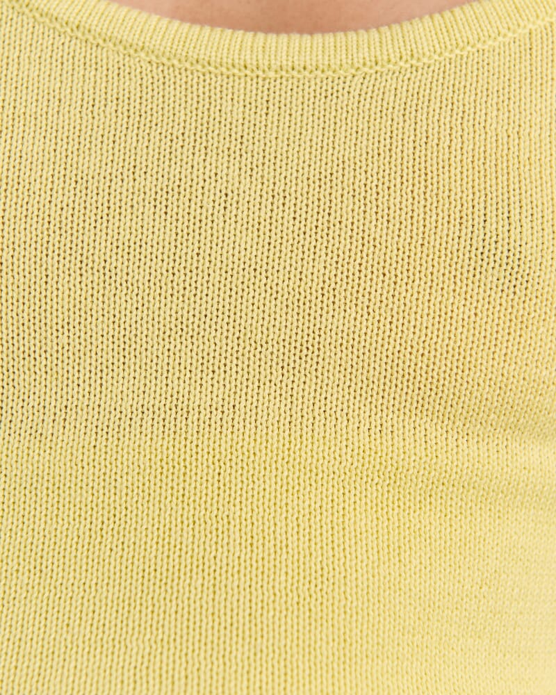 Brita Knit Tank in CITRUS