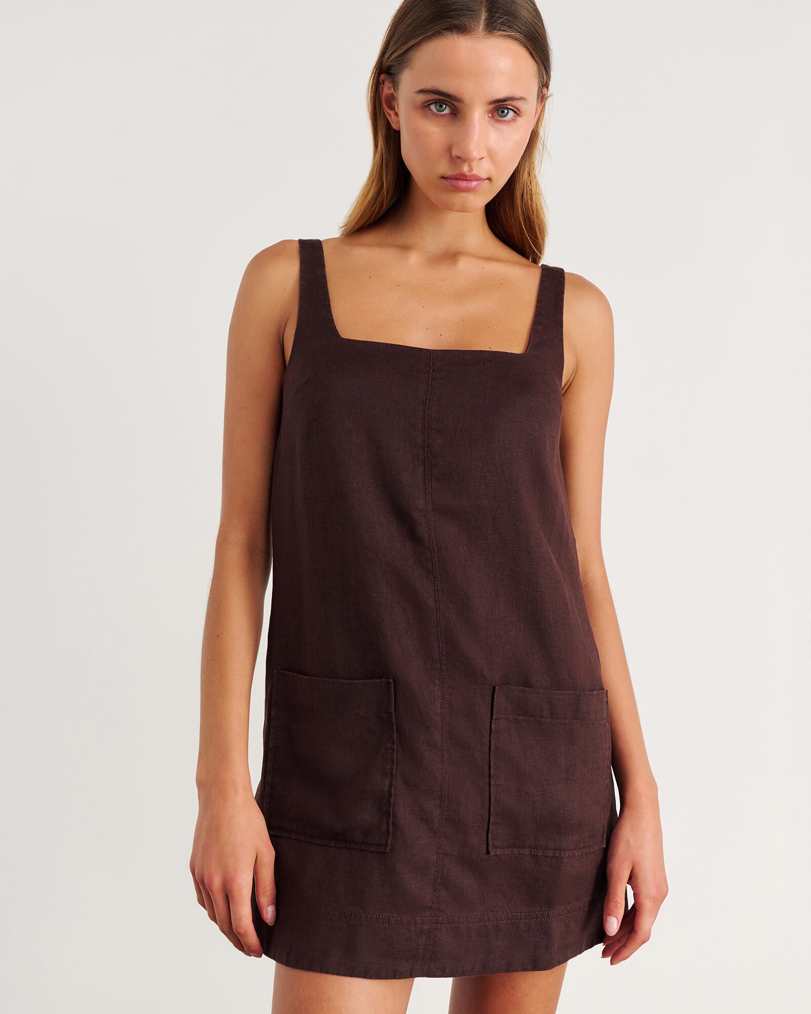 Kayla Linen Mini Dress