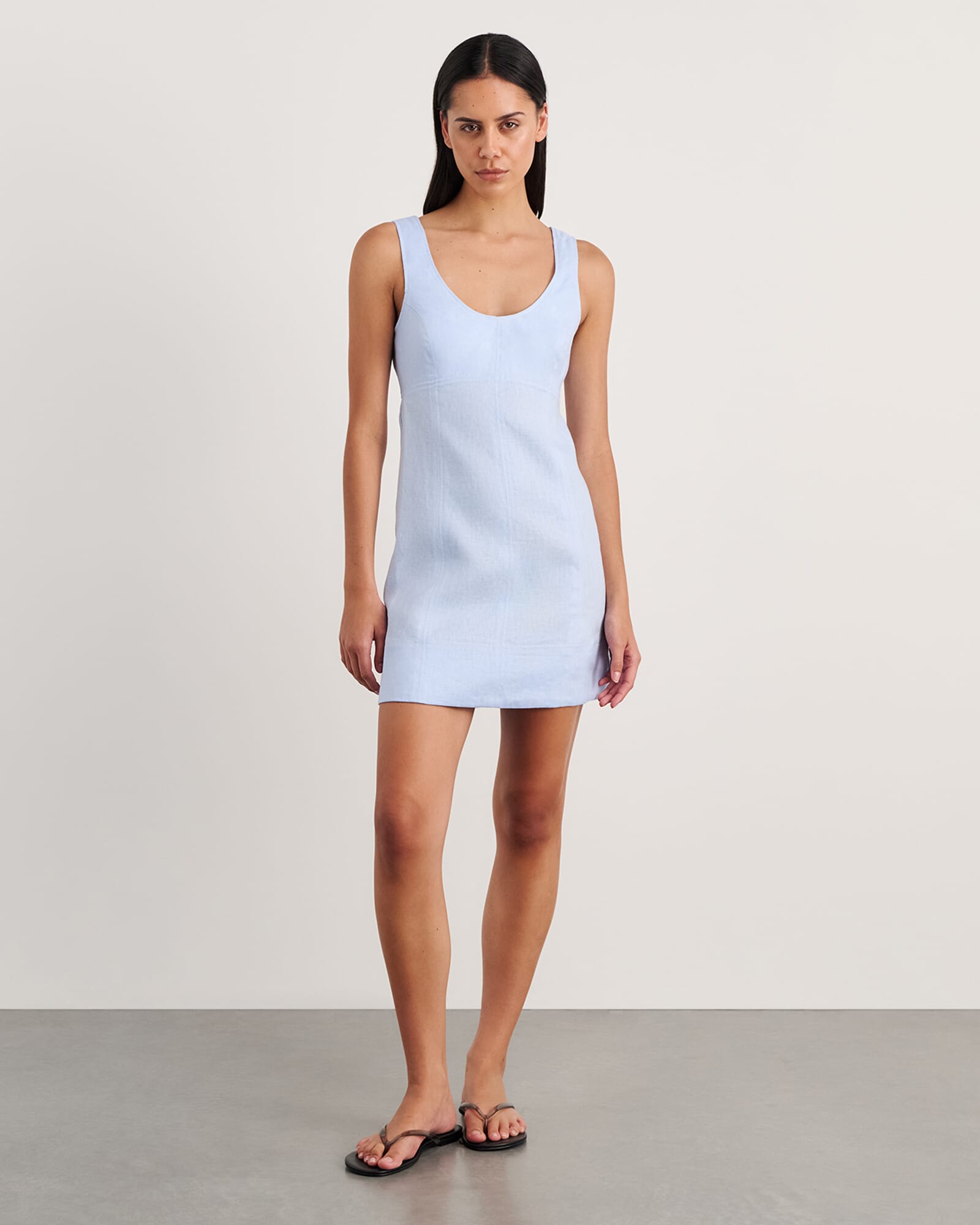 Daphne Linen Mini Dress