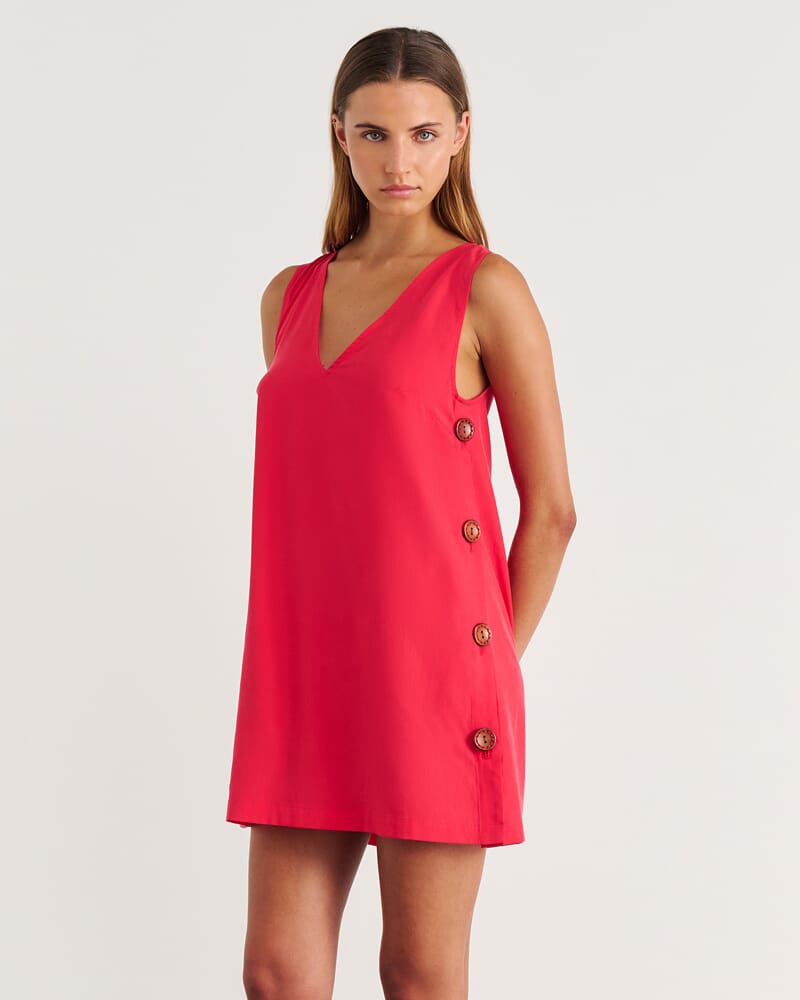 Nfw Mini Dress in RED