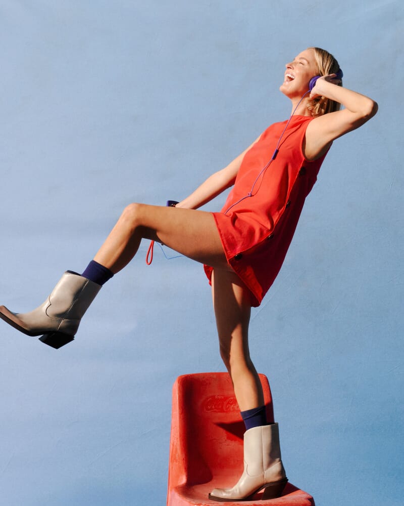 Nfw Mini Dress in RED