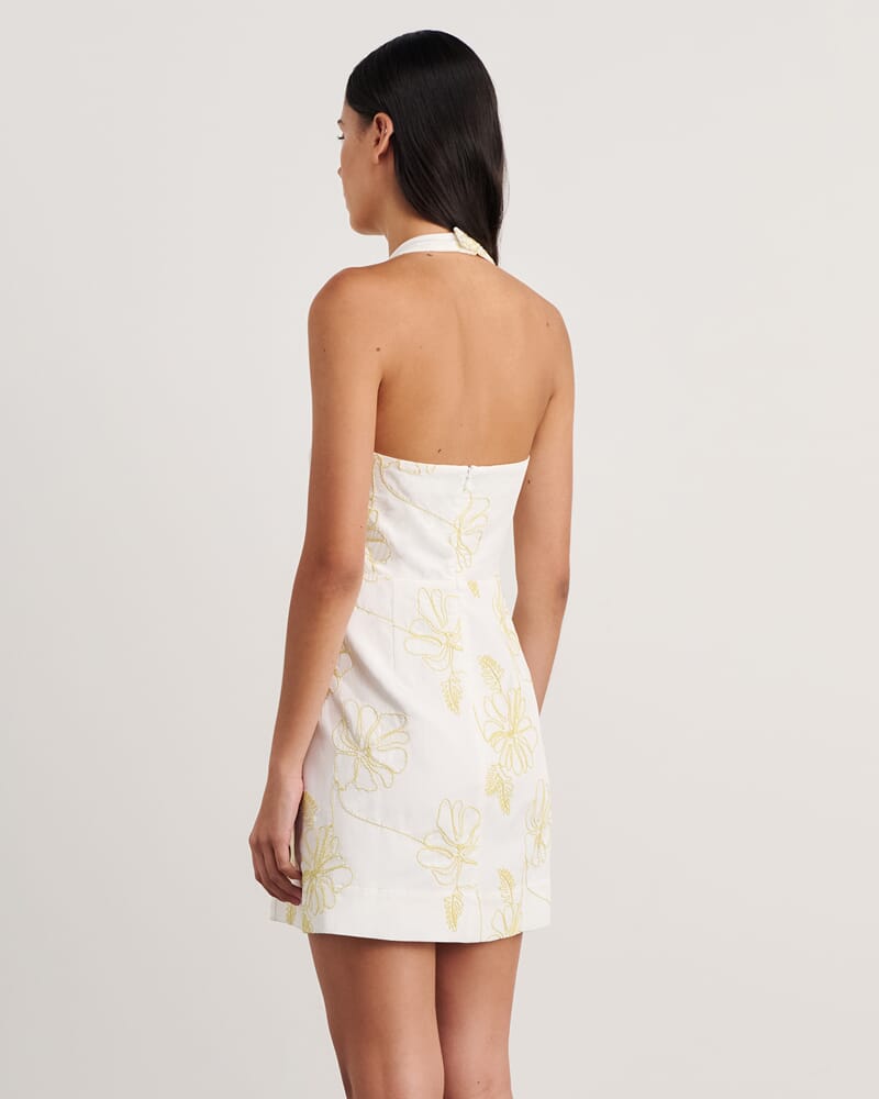Cornelia Mini Dress in CITRUS