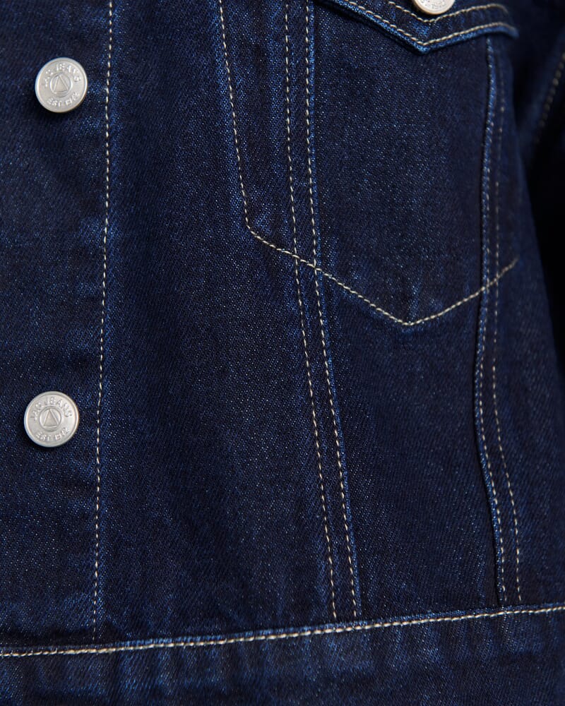 Loe Boxy Jacket in RAW WASH