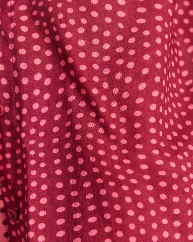 Ania Long Sleeve Shirt in PINK MULTI