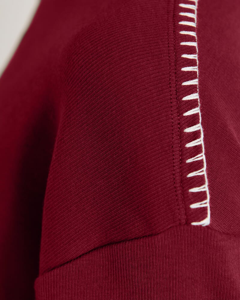 Celina Tee in BURGUNDY