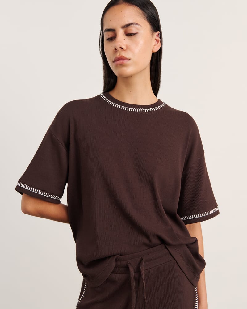 Celina Tee in DARK CHOCOLATE