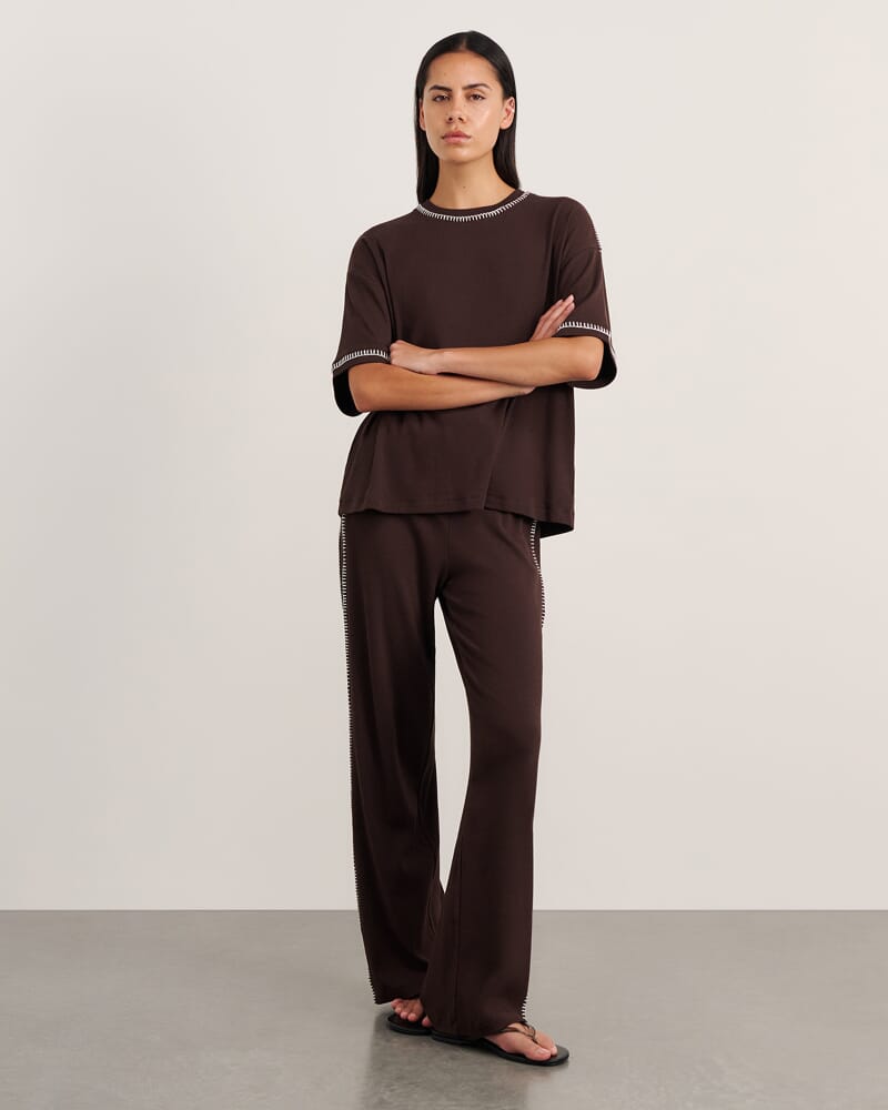 Celina Tee in DARK CHOCOLATE