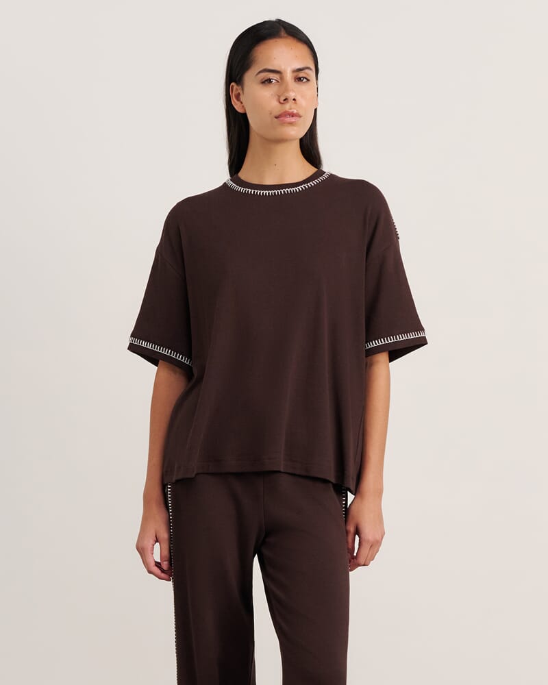 Celina Tee in DARK CHOCOLATE