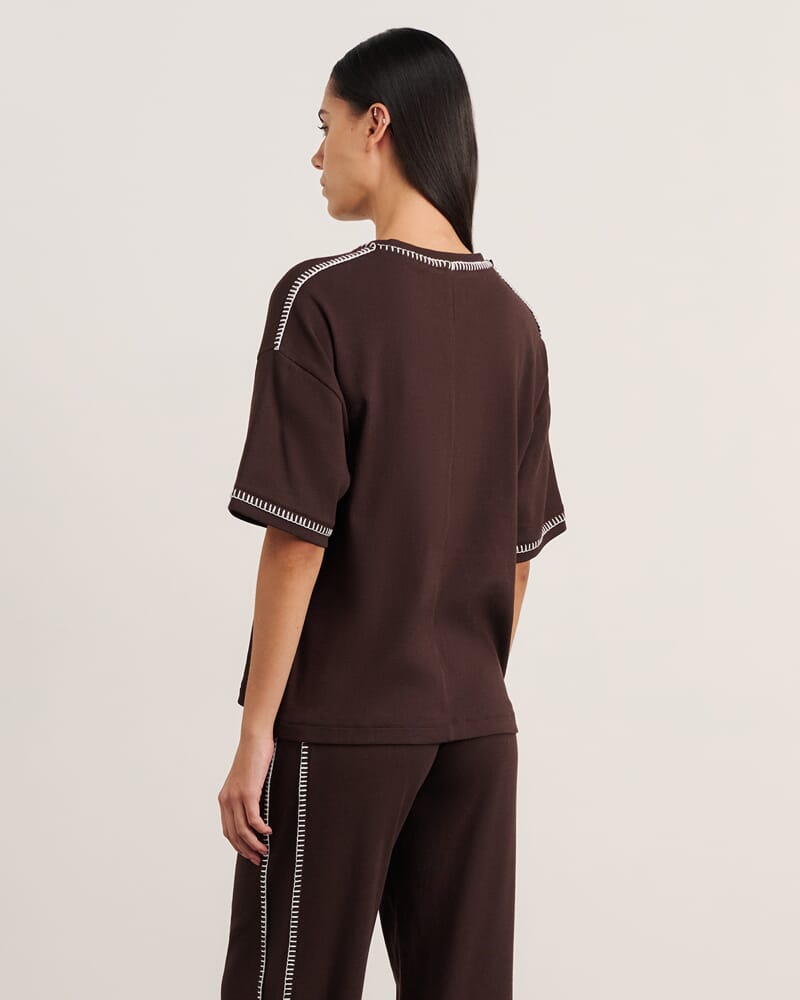 Celina Tee in DARK CHOCOLATE