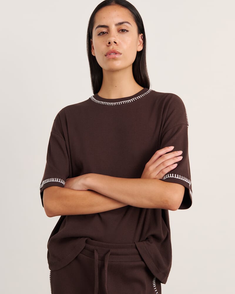 Celina Tee in DARK CHOCOLATE