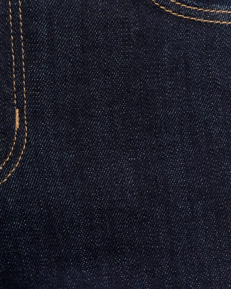 Bianca Slim Straight Jeans in RAW RINSE