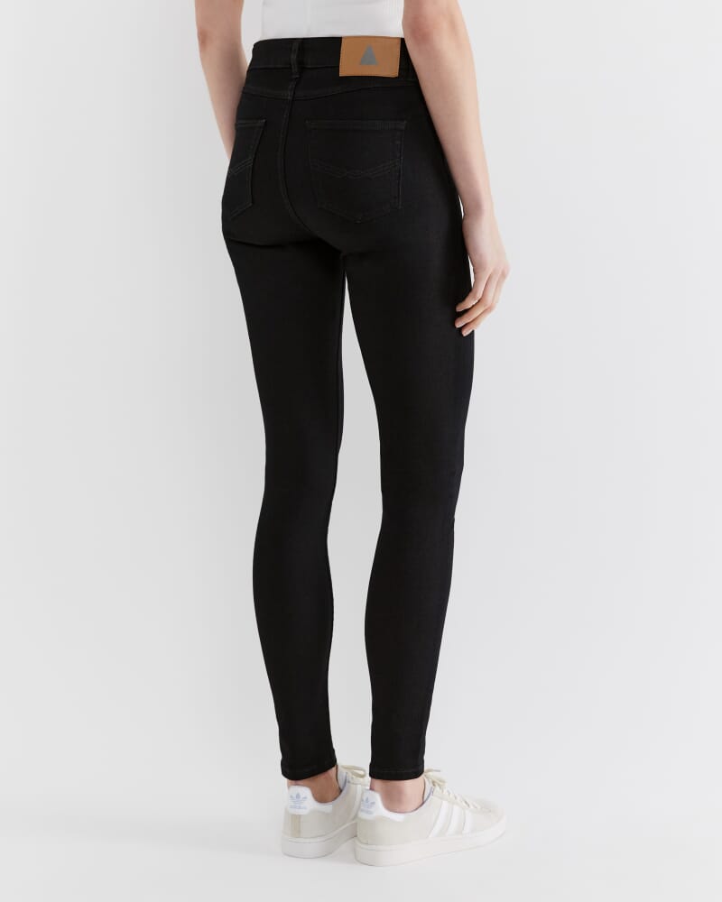 Rosie High Rise Skinny Jeans in BLACK