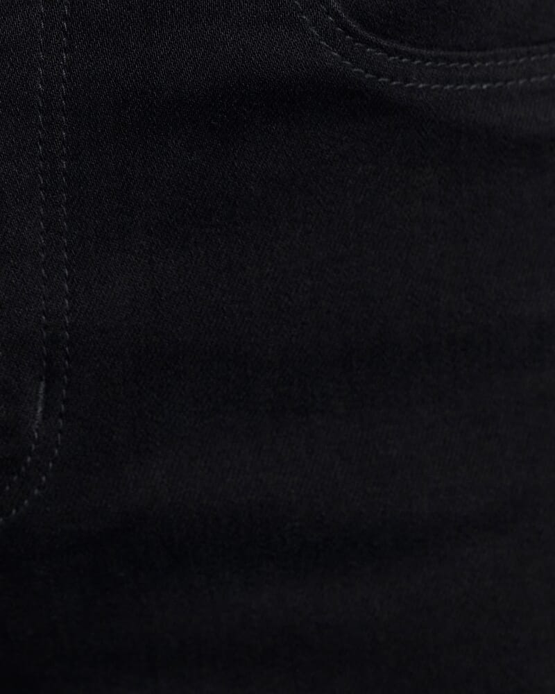 Bianca Slim Straight Jeans in BLACK