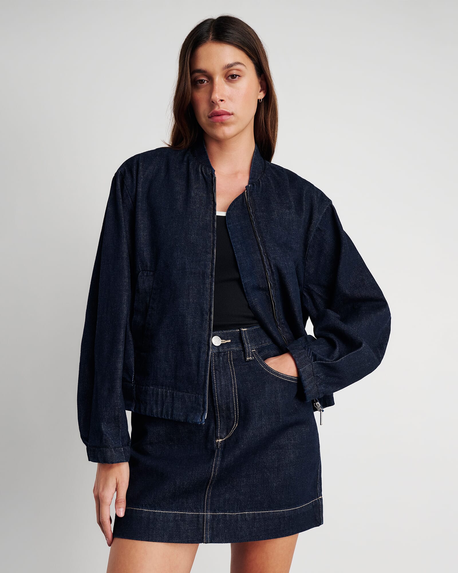 Cora Crop Denim Jacket