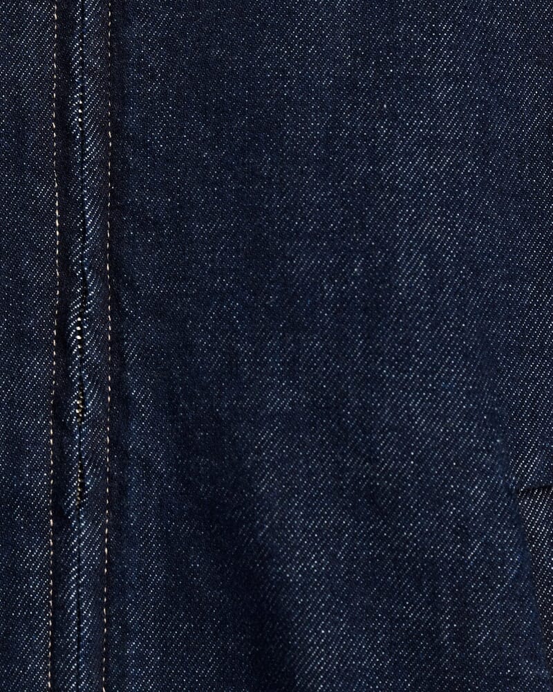 Cora Crop Denim Jacket in RAW WASH