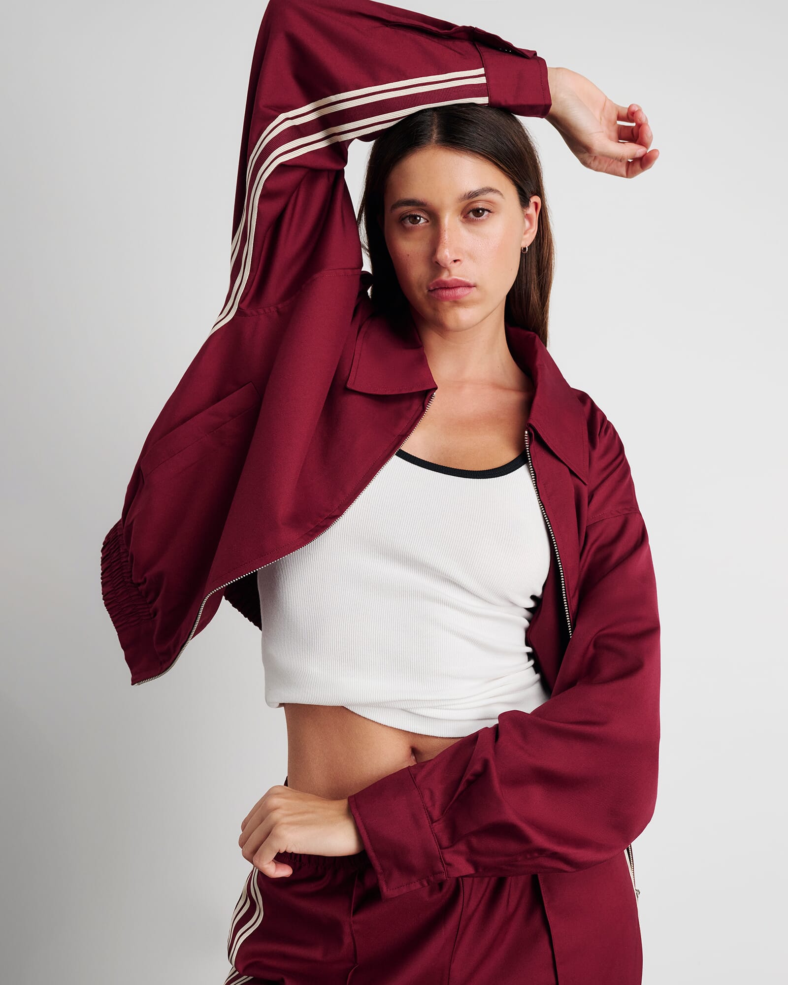 Gia Crop Bomber Jacket