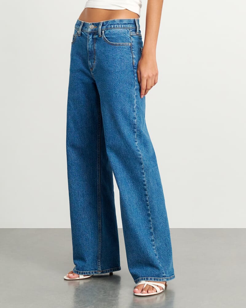 Carrie Slouch Jean in BLUE WASH