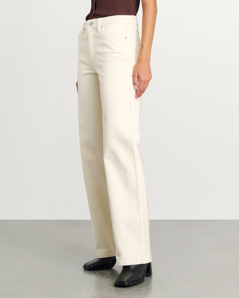 Billie Wide Leg Jean in ECRU