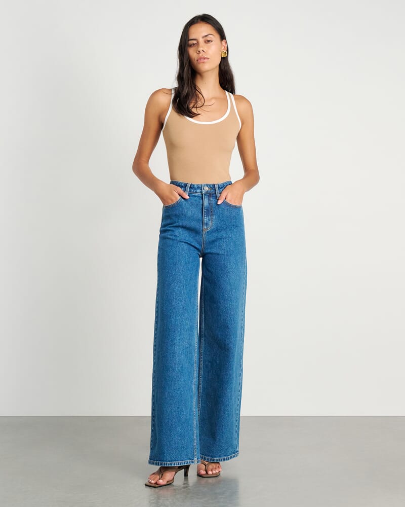 Sofia Marine Jean in BLUE WASH