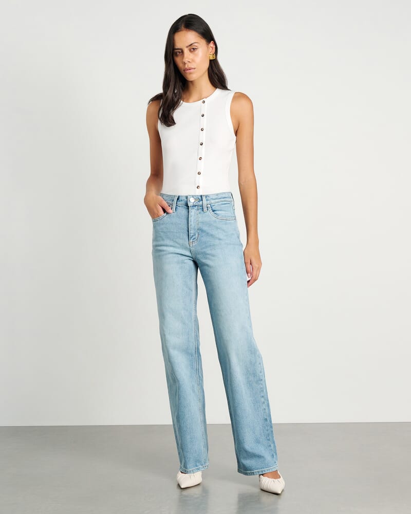 Billie Wide Leg Jean in LIGHT VINTAGE