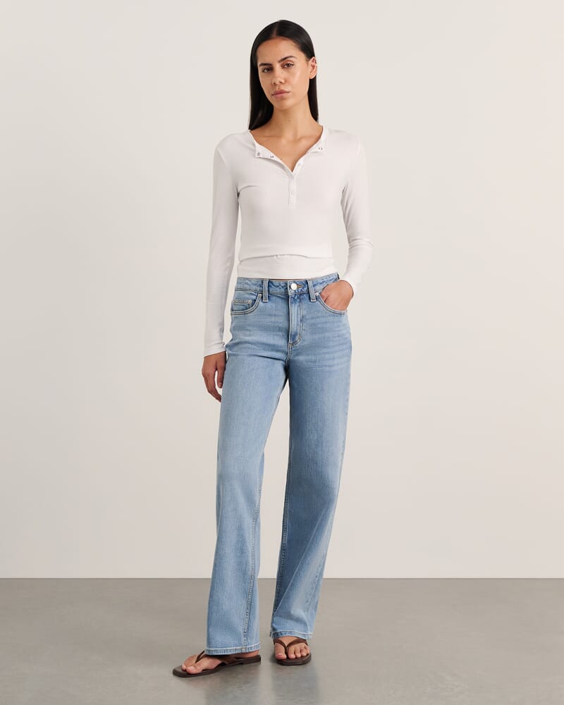Billie Wide Leg Jean in LIGHT WASH