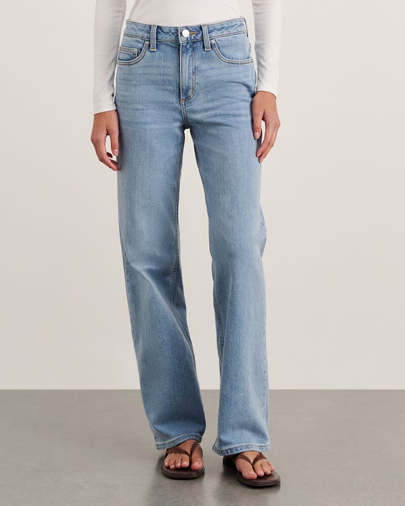 Billie Wide Leg Jean in LIGHT WASH